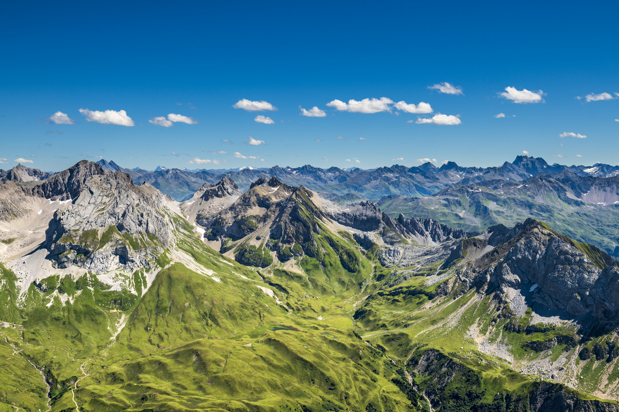 Traveling Tips to European Countries: Austria View to the Alps in Austria